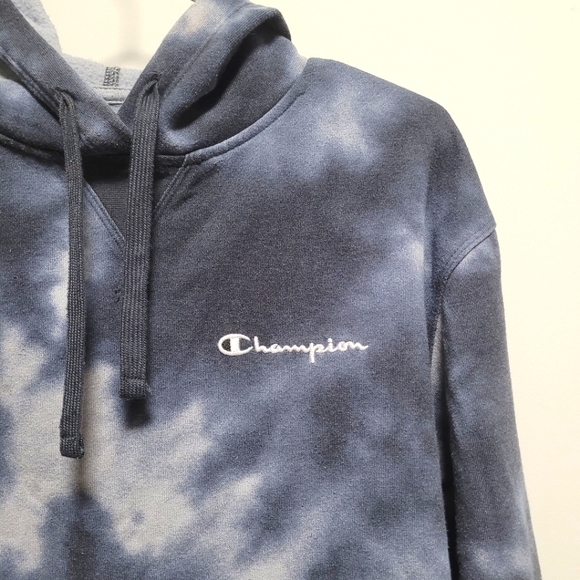Champion blue tie dye hoodie - Picture 3 of 3